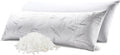 WhatsBedding Memory Foam Body Pillow for Adults with Zipperd Rayon Derived from Bamboo Cover, Breathable Long Pillow for Side Sleeper…