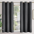 YoungsTex Blackout Curtains 54 Inches Length for Bedroom - Thermal Insulated with Grommet Top Room Darkening Curtain Drapes for Short Livin…