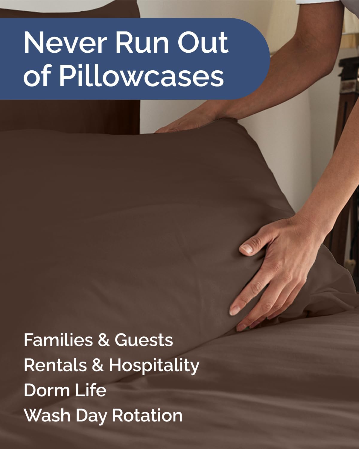 King Standard Pillow Cases Set of 6 - Ultra Soft Hotel Quality Pillowcase Covers - Comfy & Wrinkle Free - Shrink & Fade Resistant…