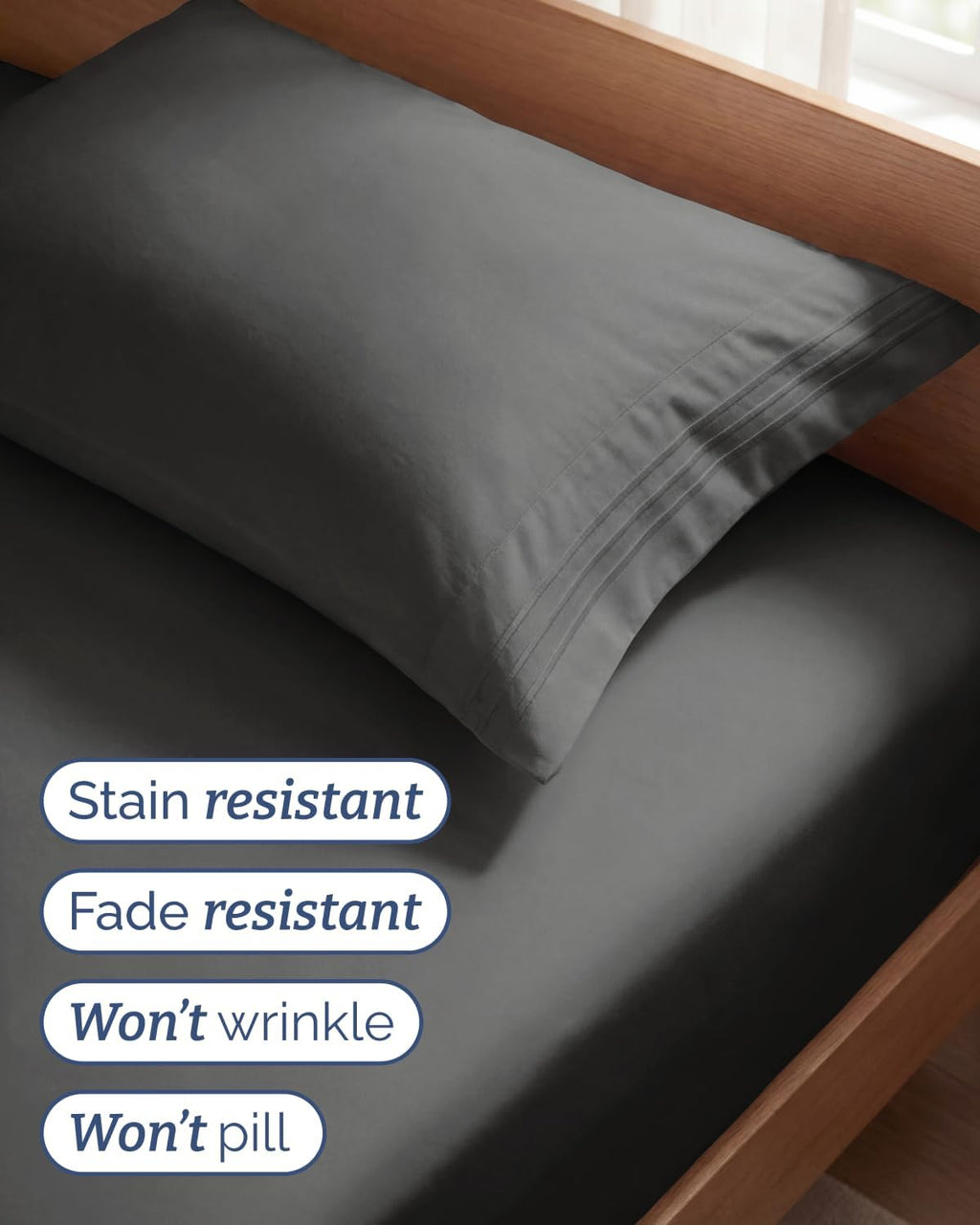 Twin Size 3 Piece Sheet Set - Comfy Breathable & Cooling Sheets - Hotel Luxury Bed Sheets for Women & Men - Deep Pockets, Easy-Fit, Extra…