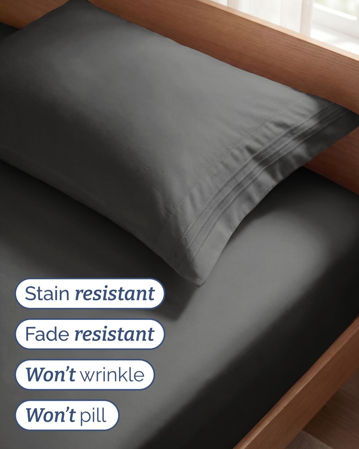 Twin Size 3 Piece Sheet Set - Comfy Breathable & Cooling Sheets - Hotel Luxury Bed Sheets for Women & Men - Deep Pockets, Easy-Fit, Extra…