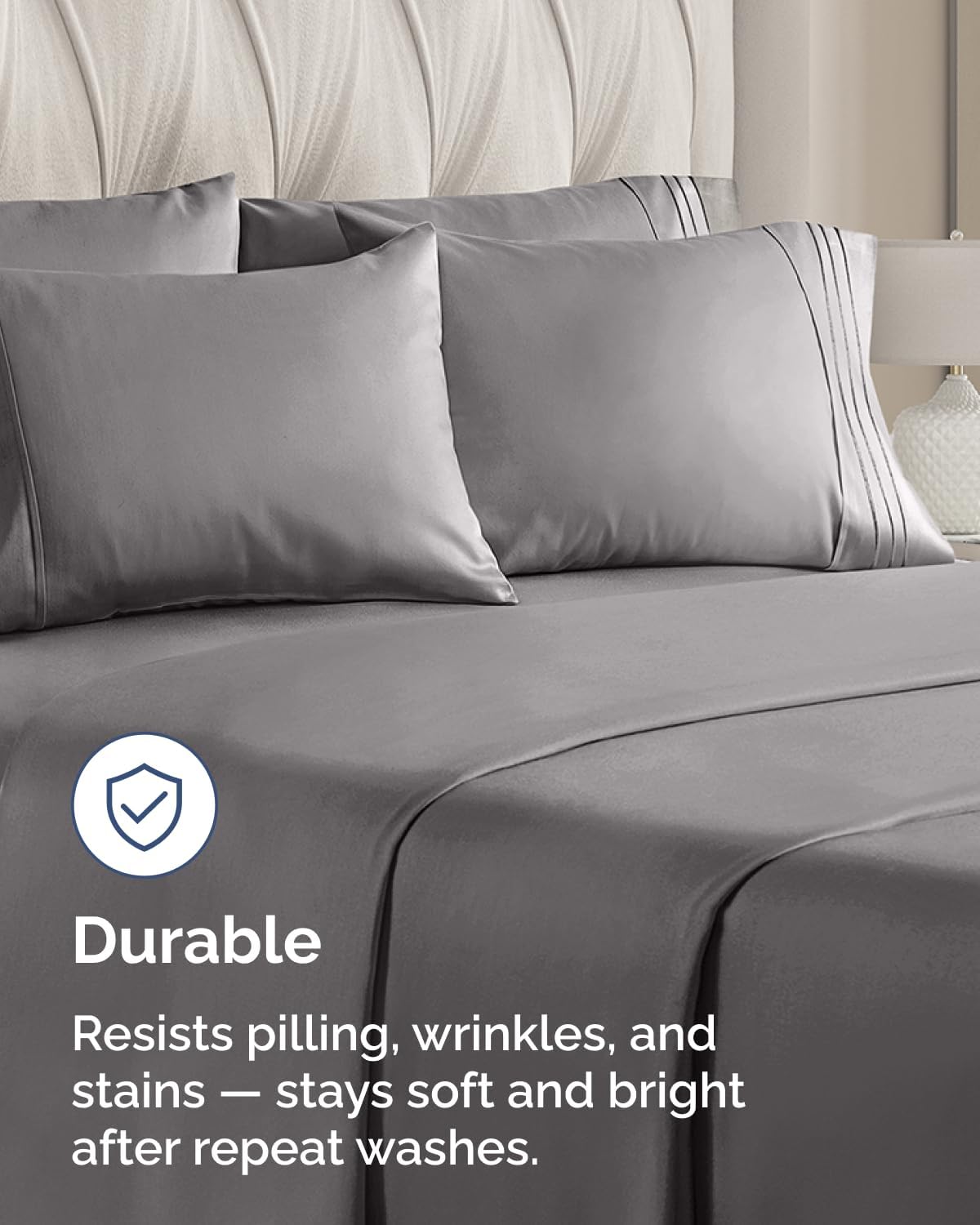 King Standard Pillow Cases Set of 10 - Ultra Soft Hotel Quality Pillowcase Covers - Comfy & Wrinkle Free - Shrink & Fade Resistant…
