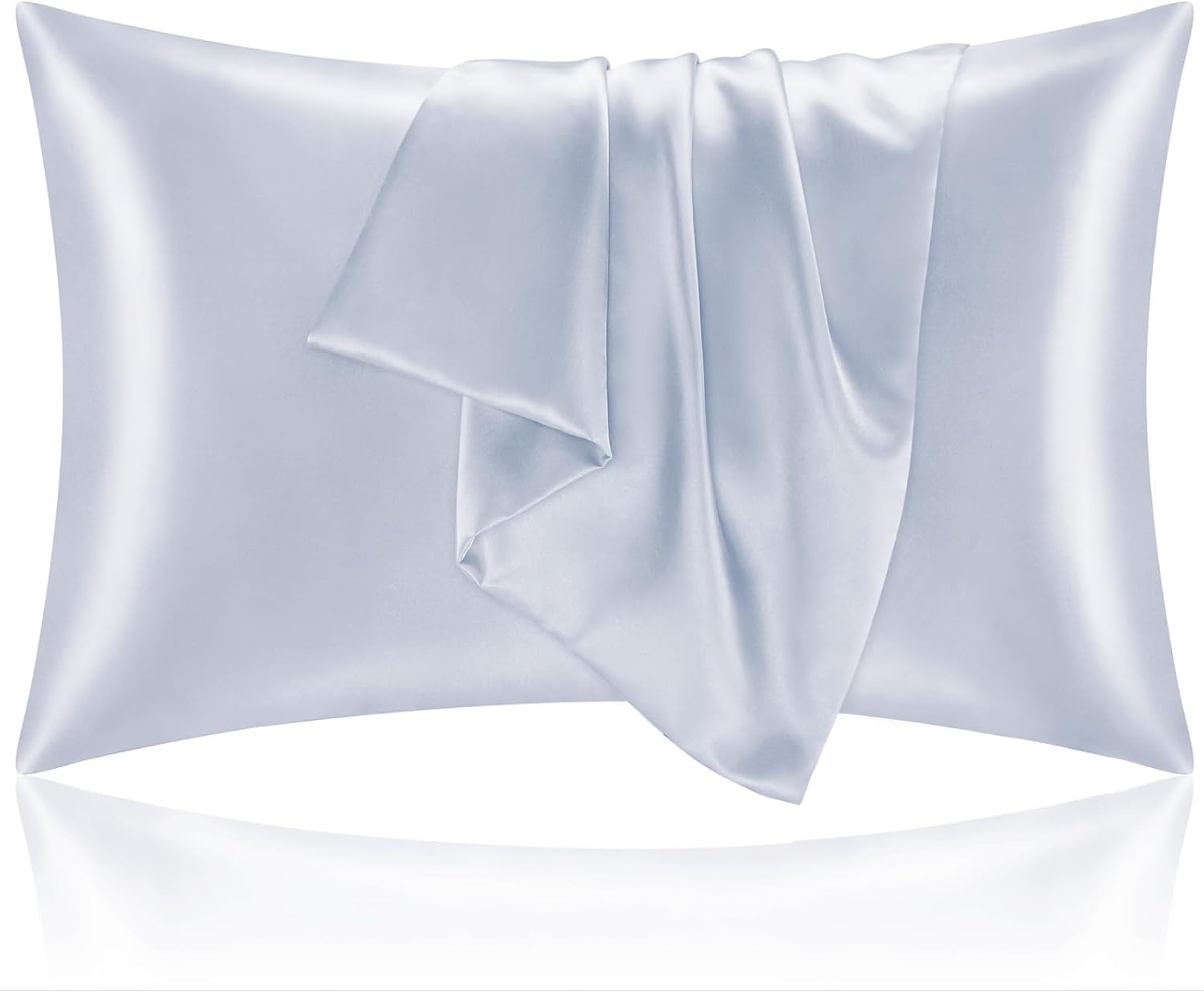 Bedelite Satin Pillowcase for Hair and Skin, Super Soft and Cooling Similar to Silk Pillow Cases 2 Pack with Envelope Closure, Gift for Wom…