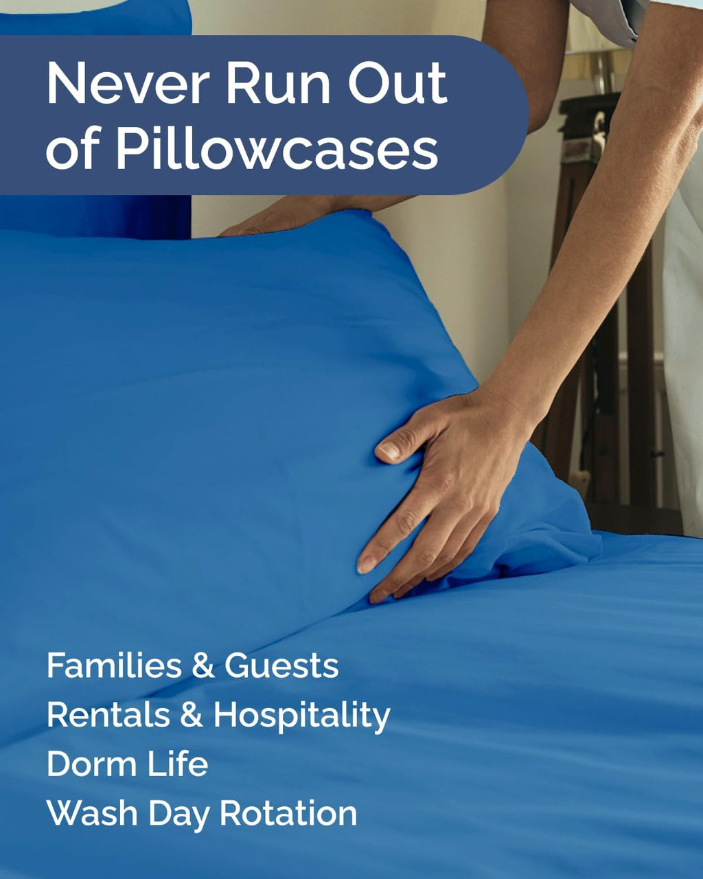 Standard Pillow Cases Set of 8 - Ultra Soft Hotel Quality Pillowcase Covers - Comfy & Wrinkle Free - Shrink & Fade Resistant - Machine…
