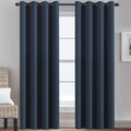 H.VERSAILTEX Blackout Curtain for Living Room Extra Long, Thermal Insulated Bedroom Curtains Grommet Top, Noise Reducing Patio…