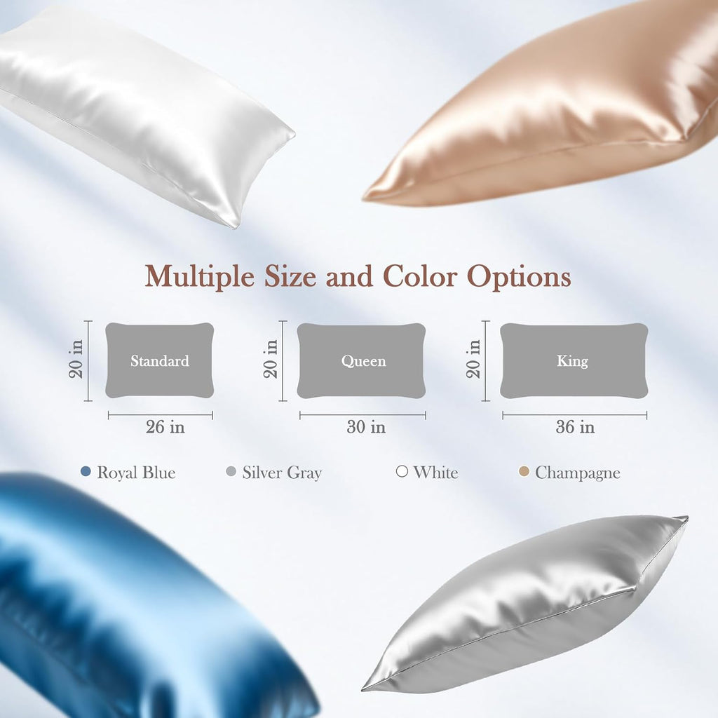 Avolare Cooling Pillow Cases Queen Size Set of 2, Arc-Chill 3.0 Cooling Pillow Cases for Hot Sleepers, Gentle on Hair and Skin, Zipper Pill…