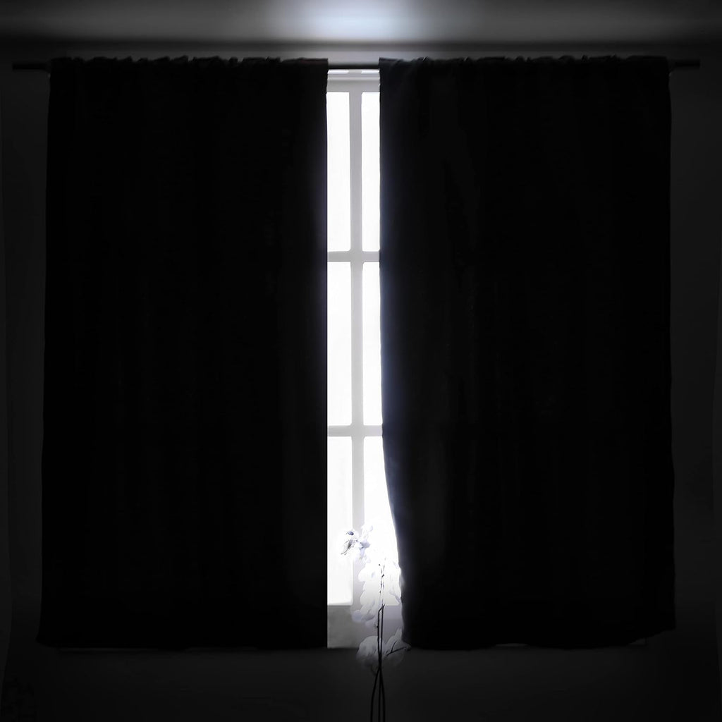 BGment Rod Pocket and Back Tab Curtains for Bedroom - Thermal Insulated Room Darkening Curtains for Living Room, 2 Window Curtain Panels (5…