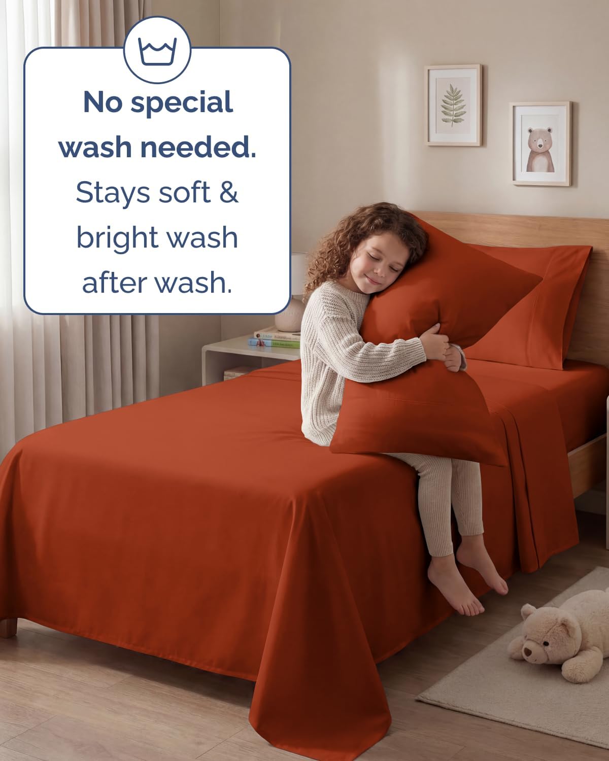Twin 4 Piece Sheet Set - Comfy, Breathable & Cooling - Hotel Luxury Bedding for Women, Men, Kids, Teens & Children - 1 Flat & 1 Fitted…