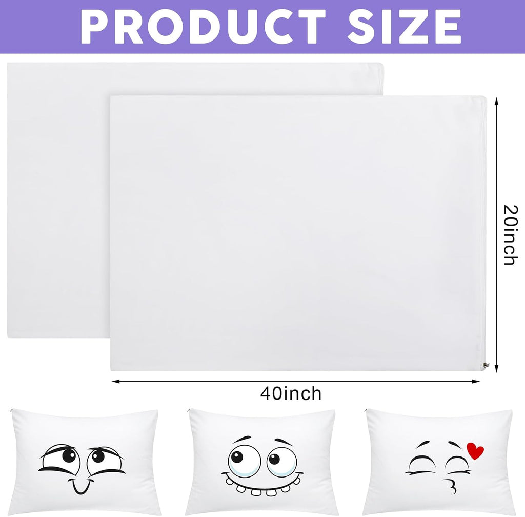 Shimeyao 12 Pcs 20 x 40 Inch Zippered Pillow Protectors Bulk, Standard Size Bedding Pillow Cases, Soft Breathable Cotton Sateen Dust Protec…