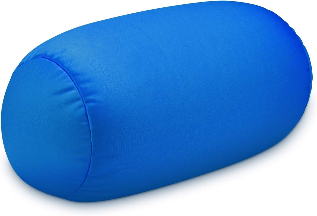 Squishy Microbead Neck Pillow, 7Inch x 12Inch Soft Travel Body Bed Pillow Bean Pillow for Kids Adult Chair Sleeping Car Seat, Fun…
