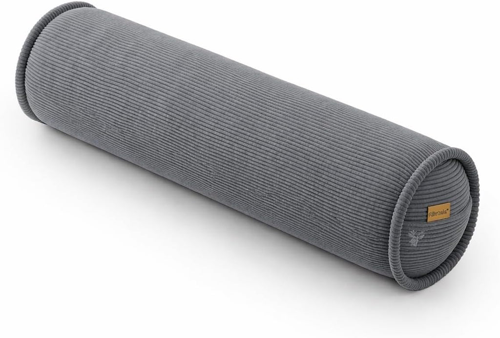 Corduroy Body Pillow for Side Sleepers, Cozy Cylinder Bolster Pillow for Sleeping, Bed & Sofa Lounging, Soft Hugging Support Pillow, 39 x…