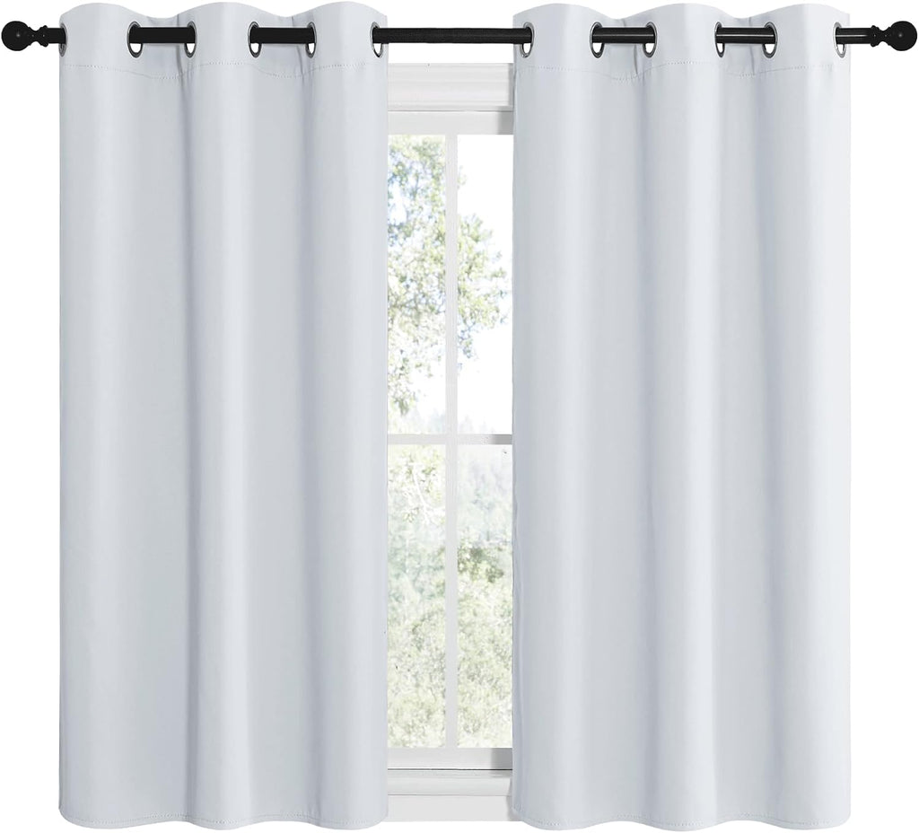 Nicetown Room Darkening Curtain Panels for Bedroom, easy maintenance Solid Thermal Insulated Grommet Room Darkening Draperies/Drapes…