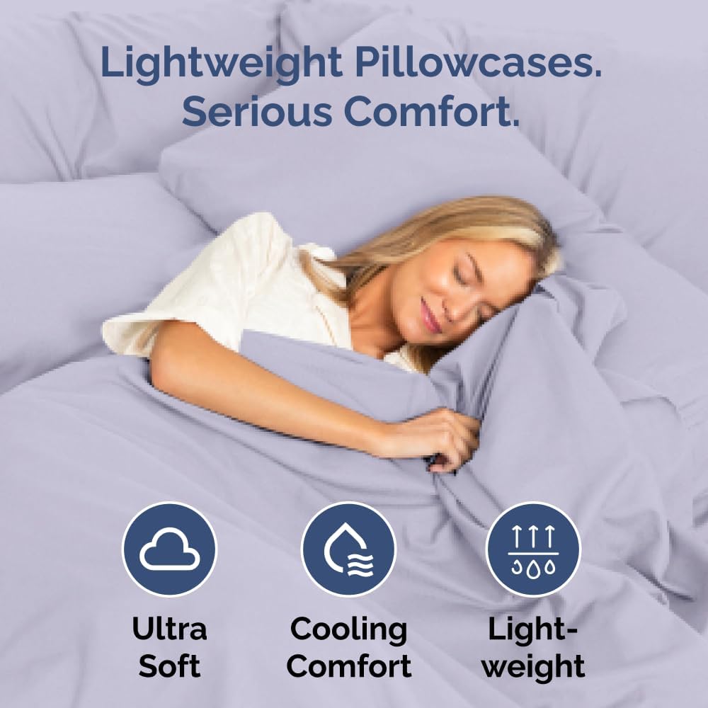 Body Pillowcases Set of 4-20x54 Long Body Pillow Case - Soft Body Pillow Cover for Sleeping & Side Sleepers - Comfy Breathable & Fade…