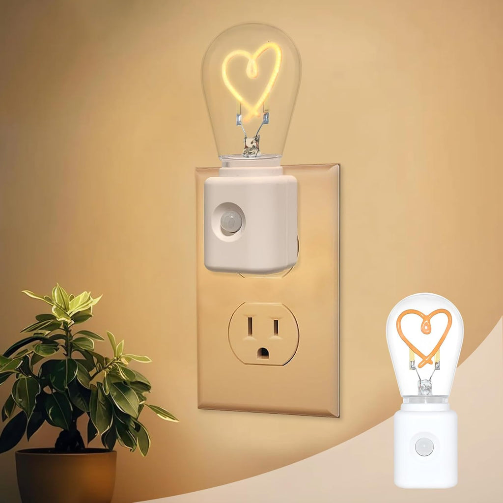 LED Night Light with Motion Sensor, Night Lights Plug into Wall, Dimmable Light Sensor, Home Decor for Kids Gifts, Halloween, Christmas…