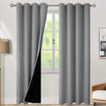BGment Dove Grey Blackout Curtains for Bedroom Window 84 Inch Length 2 Panels Set, 100% Light Blocking Thermal Insulated Grommet Drapes for…
