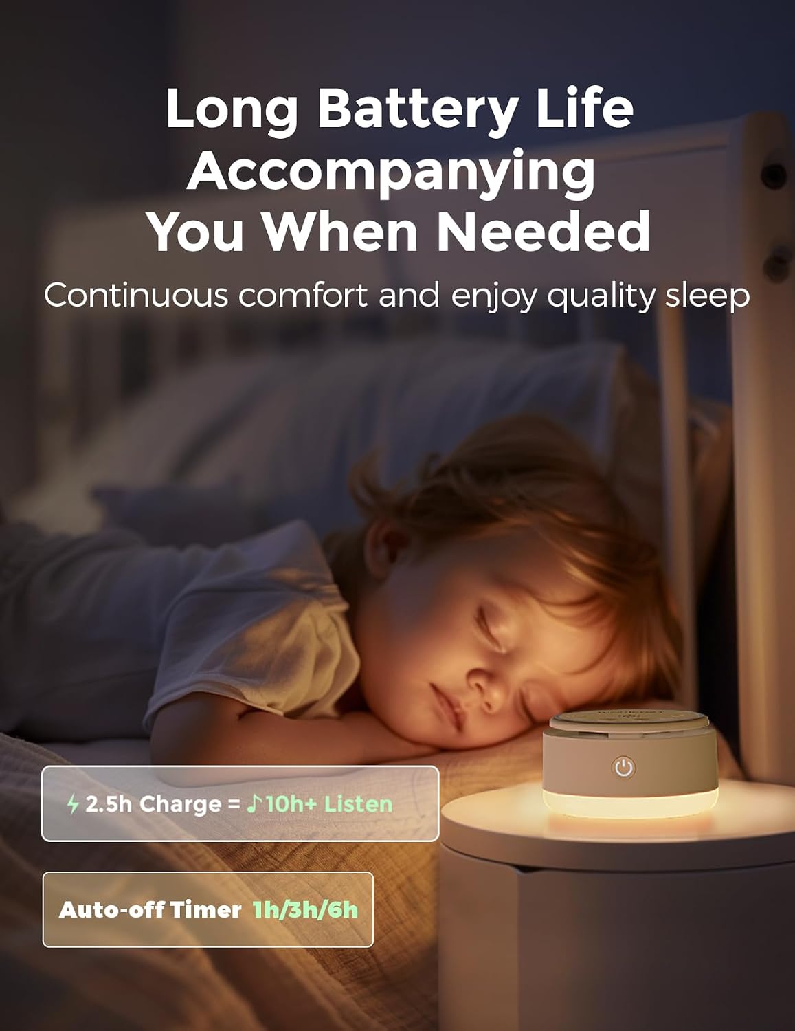 Momcozy Sound Machine for Baby-20 Soothing Sounds & Touch Warm Light Portable White Noise for Kids & Adults for Sleeping Timer and Memory…