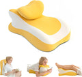 SLEEP ZONE Memory Foam Reading Pillow, Multi-Position Support Bed Pillow for Petite Adults, Reading Tools, Pillows Prone Back and Knee…