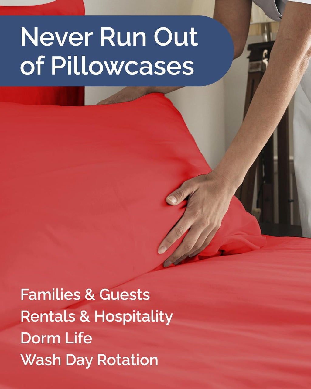 King Standard Pillow Cases Set of 6 - Ultra Soft Hotel Quality Pillowcase Covers - Comfy, Cozy & Wrinkle Free - Shrink, Stain & Fade…