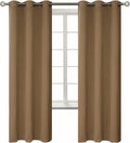 BGment Blackout Curtains for Living Room - Grommet Thermal Insulated Room Darkening Curtains for Bedroom, 2 Panels of 42 x 72 Inch, Taupe 7…