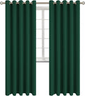 BGment Blackout Curtains for Bedroom - Grommet Thermal Insulated Room Darkening Drapes for Living Room, Set of 2 Panels (70 x 84 Inch, Emer…