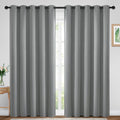Yakamok Dove Grey Room Darking 84 Inch Length 2 Panel Sets for Livingroom Dining Room Darkening Thermal Insulated Bay Window Hotel Modern…