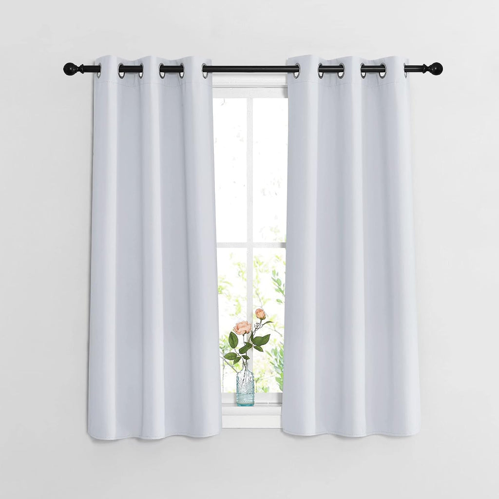 Nicetown Room Darkening Curtain Panels - Window Treatment Thermal Insulated Grommet Window Treatments for Bedroom/Nursery (2 Panels, W37 x…