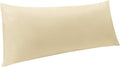 Ntbay Body Pillowcase - Brushed Microfiber 20x54 Pillowcase - Soft, Wrinkle-Free, Fade-Resistant, Stain-Resistant, Light Taupe Body Pillow…