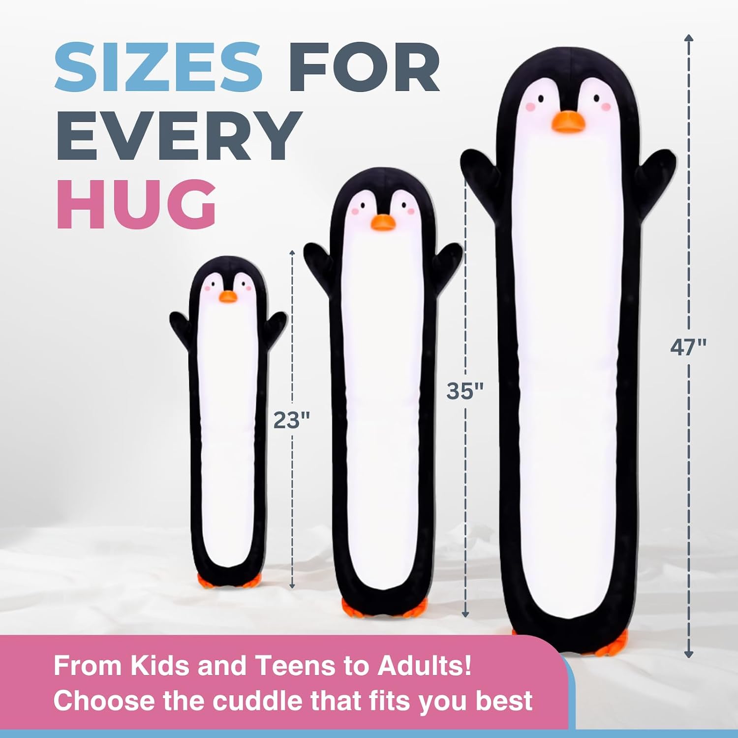 CuddlePaws Cuddle Paws Stuffed Animal Limited Edition CHLA Penguin Body Pillow – Soft Plush Toy & Throw Pillow for Kids, Small (23 Inches)…