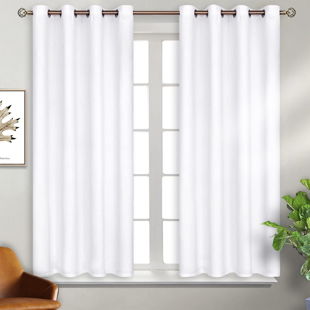 BGment Room Darkening Curtains for Bedroom - Grommet Thermal Insulated Window Treatments Light Blocking Curtains for Living Room, Set of 2…