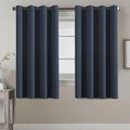 H.VERSAILTEX Thermal Insulated Blackout Curtains for Bedroom 63 Inches Long Grommet Window Treatment Panel for Living Room Ener…