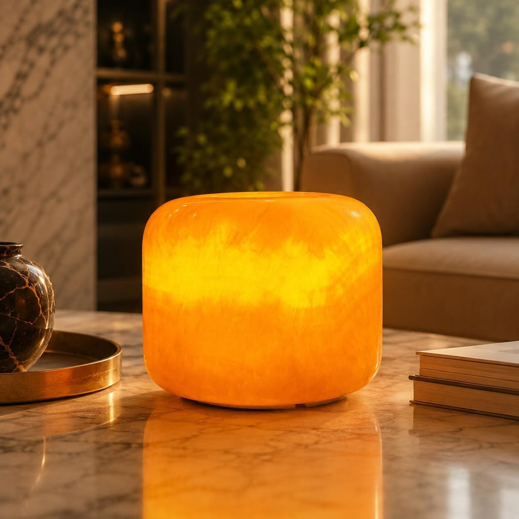 Marmor Marble Lamp Night Light Pat Lamp Touch Bedside Table Lamp for Bedroom Type-C Rechargeable Small Desk Bedside Small Lamps Eye Caring…