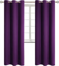 BGment Blackout Curtains - Grommet Thermal Insulated Room Darkening Bedroom and Living Room Curtain, Set of 2 Panels (42 x 84 Inch, Royal P…