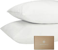 Bioweaves Organic Cotton Jersey Knit Waterproof Pillow Protector Covers with Zipper Closure – GOTS Certified Soft & Quite Pillow…