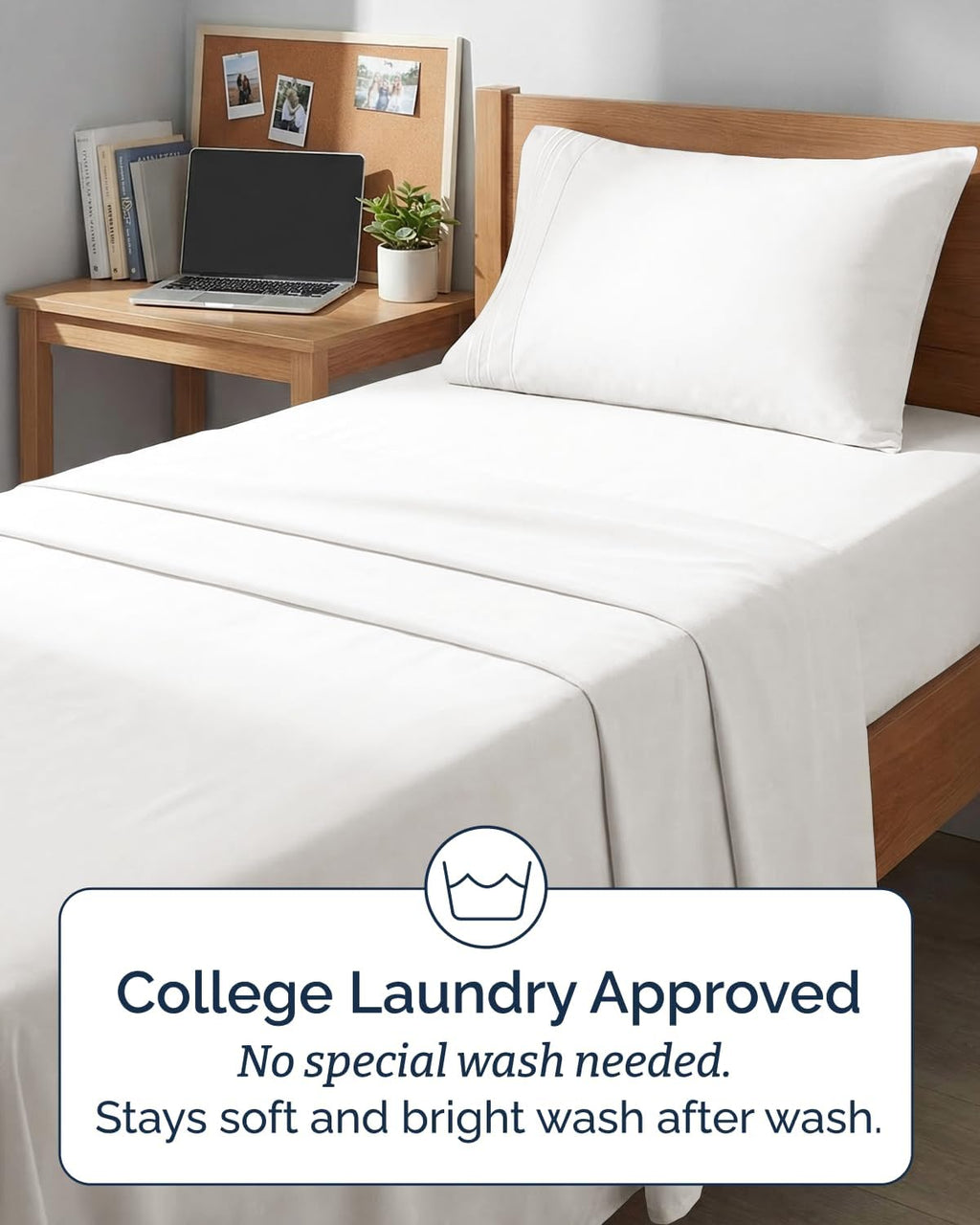 Twin XL 4 Piece Sheet Set - Comfy, Breathable & Cooling - Soft Hotel Luxury Bedding for Women, Men, Kids, Teens and Children - 1 Flat & 1…
