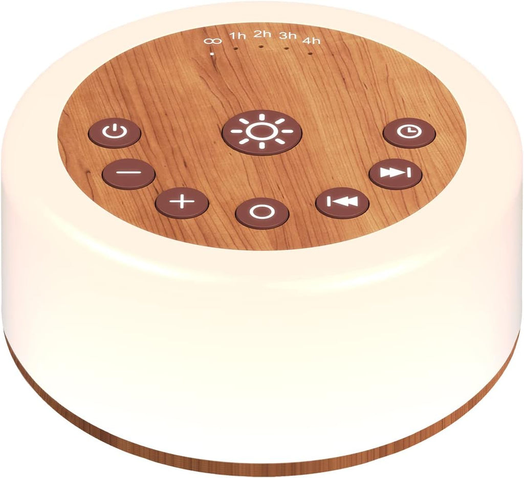 ColourNoise Soother Sleep Sound Machine Night Light White Noise Machine with 30 Soothing Sounds & 12 Color Night Lights for Baby Kids Adult…