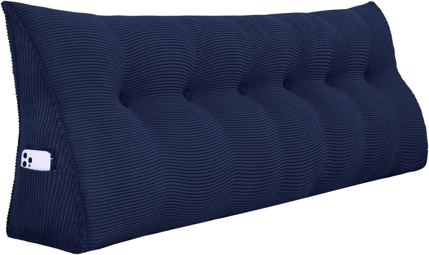 WOWMAX Triangular Headboard Pillow Bed Wedge Pillow for Headboard Large Bolster Pillow for Bed Wedge Pillow Headboard Daybed Pillows…