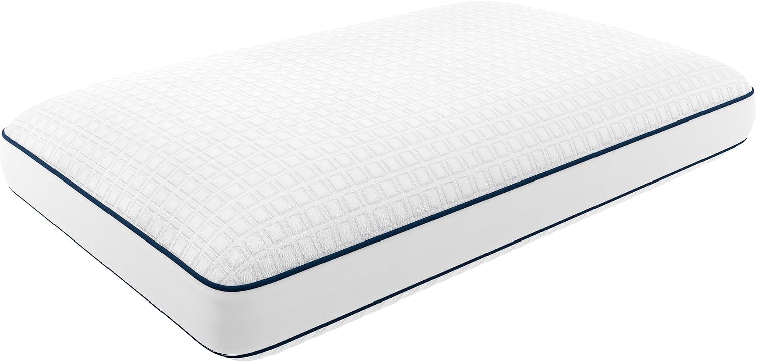 Serta Perfect Sleeper Copper Infused Memory Foam Pillow, Oversized Traditional, White