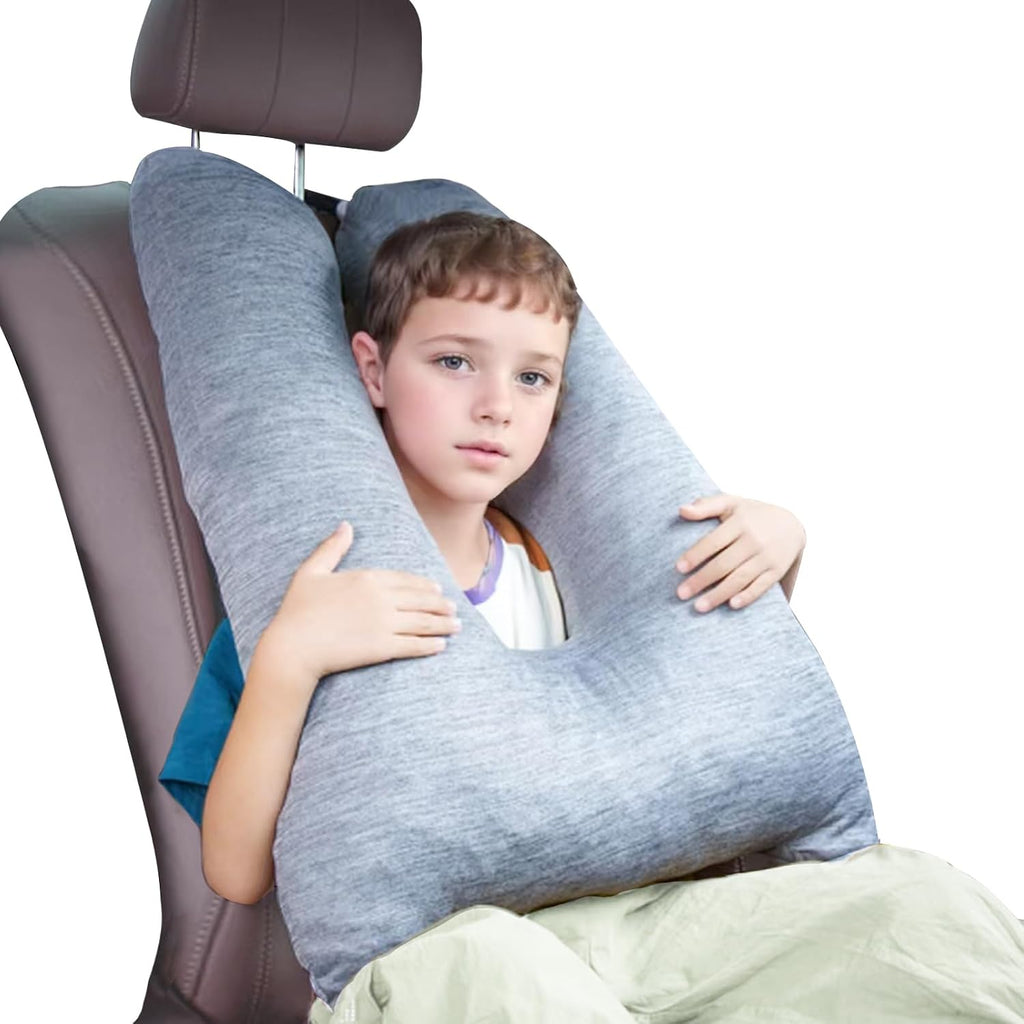 1 MIDDLE ONE Car Pillow for Kids, Memory Foam Cooling Travel Pillow for Car and Adults, Kids Car Pillows for Sleeping on Road Trip, Small…