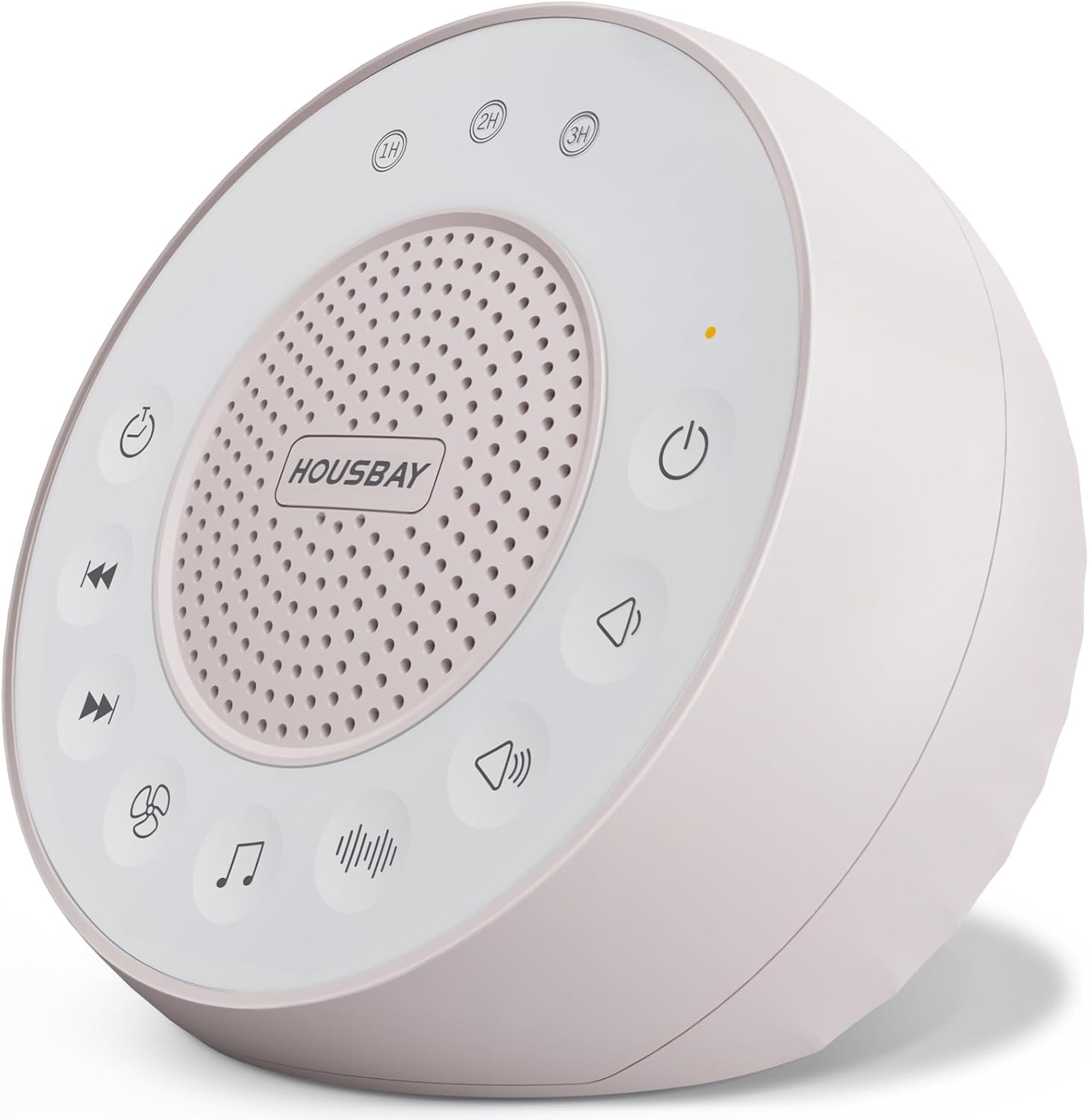 Housbay White Noise Machine with 31 High Fidelity Soothing Sounds, 5W High Power Loud Enough Speaker, Easy Volume Control, Sleep Timer…