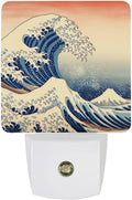 YKJAHSD Ocean Waves Night Light, Plug into Wall Decor Nightlights for Bedroom, Bathroom, Hallway, Kitchen, with Dusk to Dawn Light A…