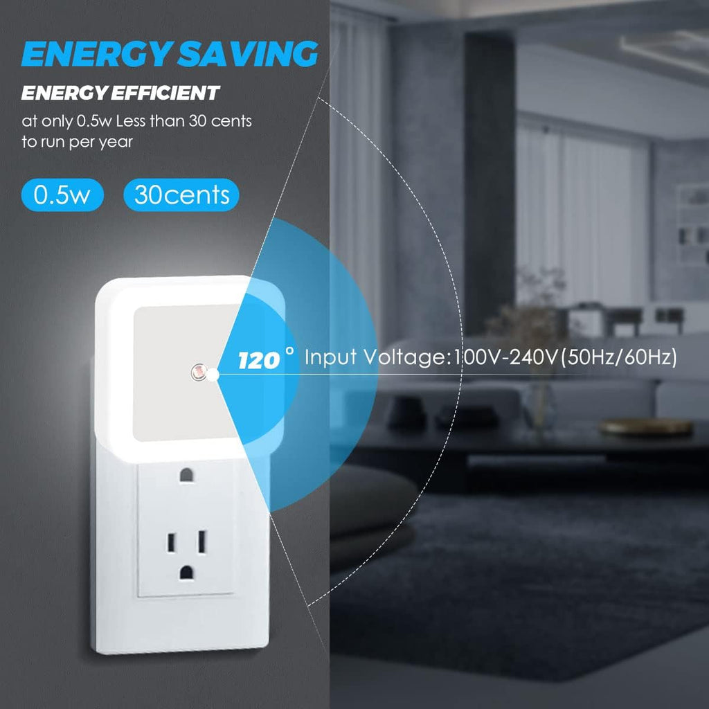 Sujeet Night Light, Night Lights Plug into Wall 8-Pack, Nightlight Plug in Night Light, Dusk to Dawn Night Lamp Led (Soft White)