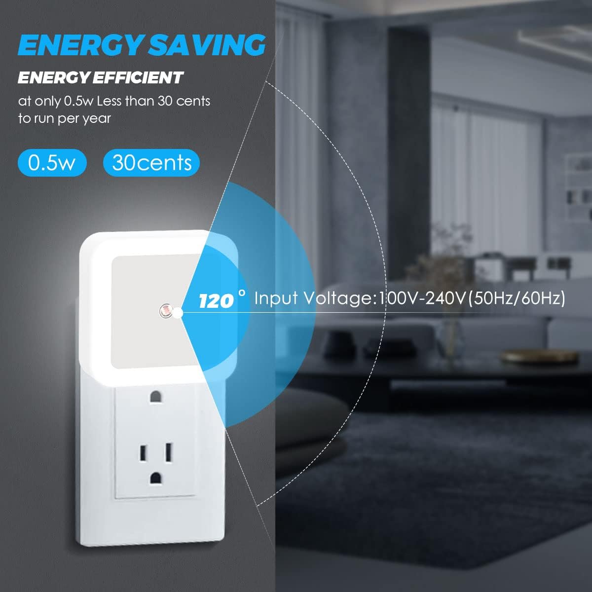 Sujeet Night Light, Night Lights Plug into Wall 8-Pack, Nightlight Plug in Night Light, Dusk to Dawn Night Lamp Led (Soft White)