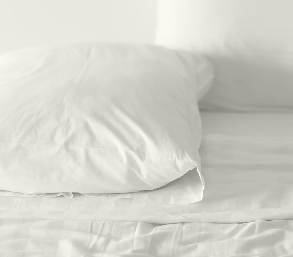 Ruvanti 100% Cotton Percale Sheets Twin XL Size – Crisp Cooling Bed Sheets for Hot Sleepers, Deep Pocket 16”, Soft Breathable & Durable Hot…