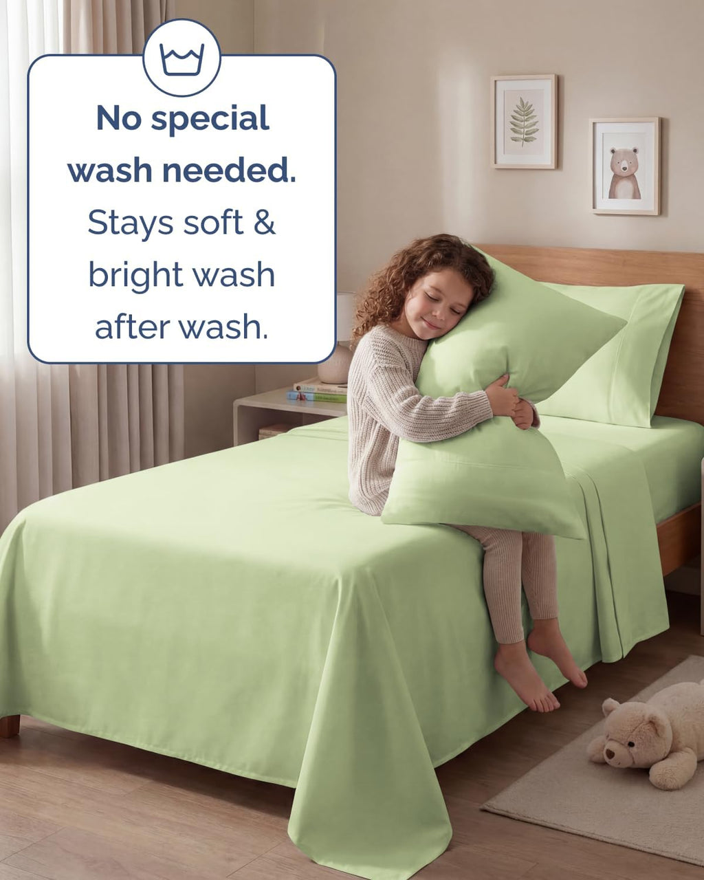 Twin 4 Piece Sheet Set - Comfy, Breathable & Cooling - Hotel Luxury Bedding for Women, Men, Kids, Teens & Children - 1 Flat & 1 Fitted…