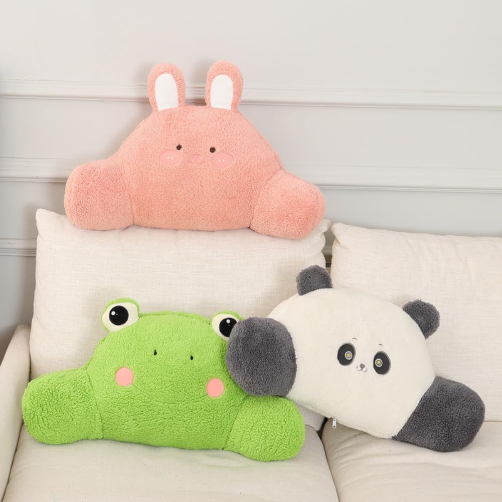 Reading Pillow Back Pillow for Sitting Up in Bed Relax Bed Rest Pillow with Arms Office Car Seat Lumbar Support Cushion for Kids Teens…