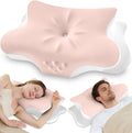 Vjasd Cervical Neck Pillow for – Ergonomic Memory Foam Pillow for Side Sleeper Contour Orthopedic Bed Pillow for Neck Support with Cooling…