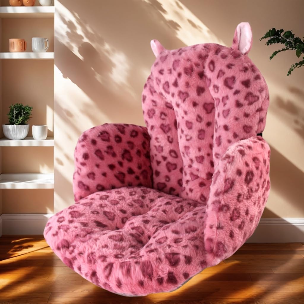 DOBUONO Comfy Office Chair Cushion: 17.5" L x 17.5" W x 18" H Cute Seat Cushion Kawaii Cushion for Gaming Chair with Backrest Non-Slip…