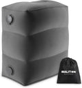 Maliton Inflatable Travel Foot Rest Pillow, Airplane Bed for Kids, Car Foot Leg Rest Pillow, Adjustable Height for Airplane, Car, Train…
