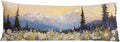 Farmhouse Wildflowers Floral Mountain 20x54 Body Pillow Cover, Cottagecore Room Decor, Rustic Country Forest Nature Landscape Decorative…
