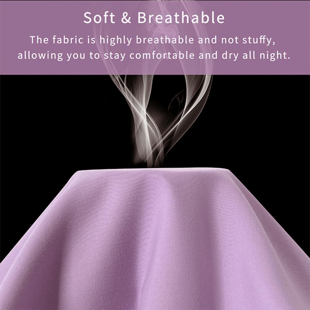 Sewdudely Standard Pillow Cases Set of 2, 20x26 Microfiber Ruffle Pillowcases Purple Pillow Shams, Soft Breathable and Non Shrinking…